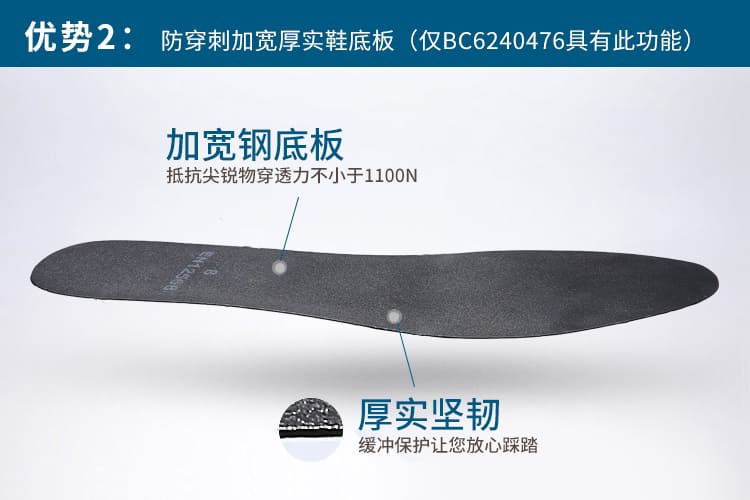 巴固（BACOU） BC6240474 保暖安全鞋 (舒适、轻便、透气、防砸、防滑)